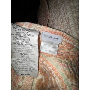 Levtex Home Quilt Bedding Set, Floral Paisley Pattern, Beige